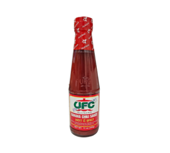 UFC BANANA CHILI SAUCE HOT & SPICY 320 gr