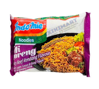 INDOMIE, Noodle Mi Goreng, SPICY BEEF RENDANG FLAVOUR 80 gr