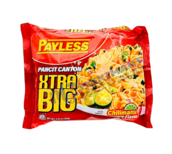 PAYLESS,EXTRA BIG,PANCIT CANTON CHILIMANSI FLAVOR 125gr