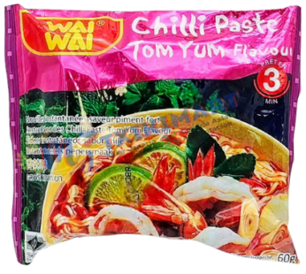 WAI WAI, FIDEOS INSTANTANEOS SAVOR  CHILE 60 g