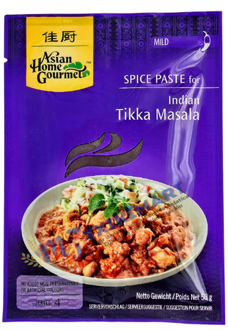 PASTA ESPECIAS TIKKA MASALA INDIA 50 g ASIAN HOME GOURMET