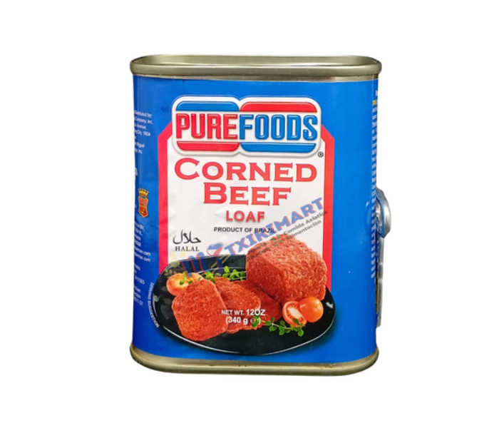PUREFOODS, CORN BEEF CARNE DE RES EN CONSERVA 340 gr