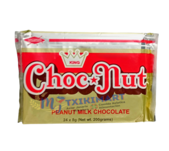 KING CHOC-NUT peanuts milk chocolate (24x8gr) 200gr